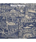 Socks | Melbourne | Navy Marle | Australian Cotton